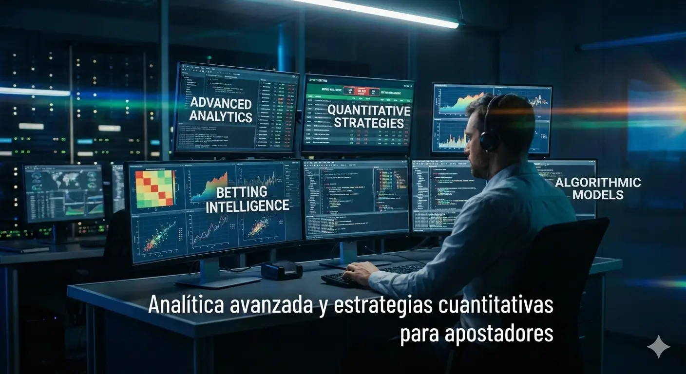 Analítica avanzada y estrategias cuantitativas para apostadores Analítica avanzada y estrategias cuantitativas para apostadores